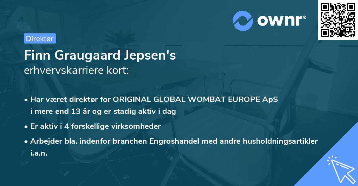 Finn Graugaard Jepsen's erhvervskarriere kort