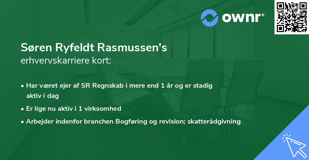 Søren Ryfeldt Rasmussen's erhvervskarriere kort