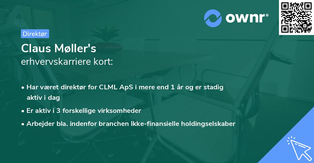 Claus Møller's erhvervskarriere kort