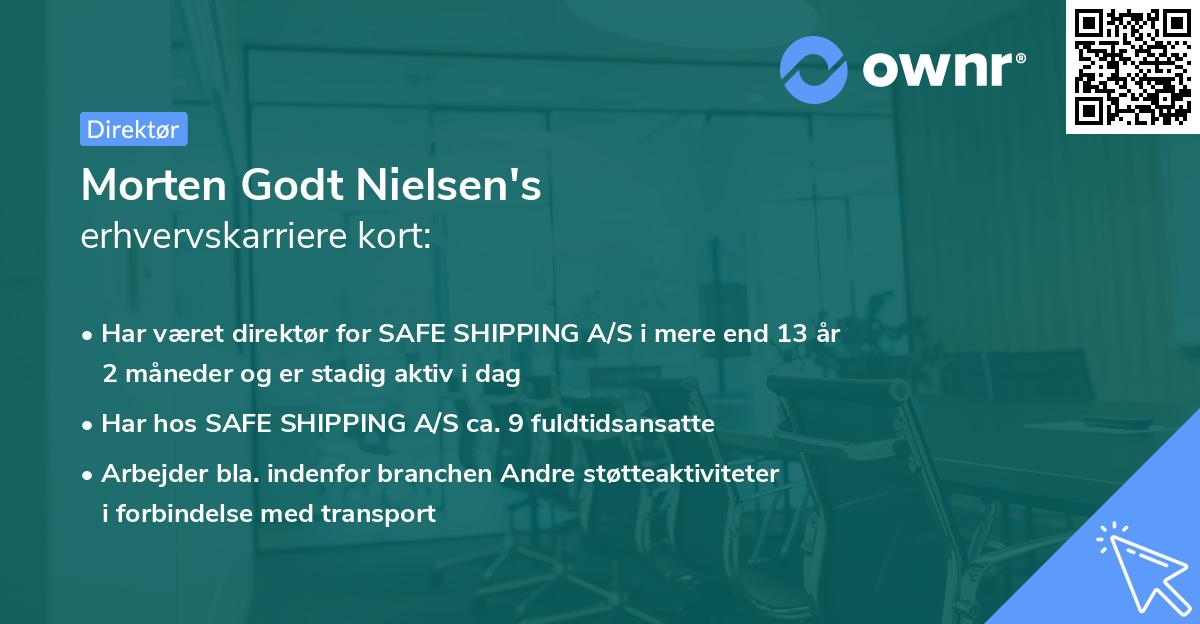 Morten Godt Nielsen's erhvervskarriere kort