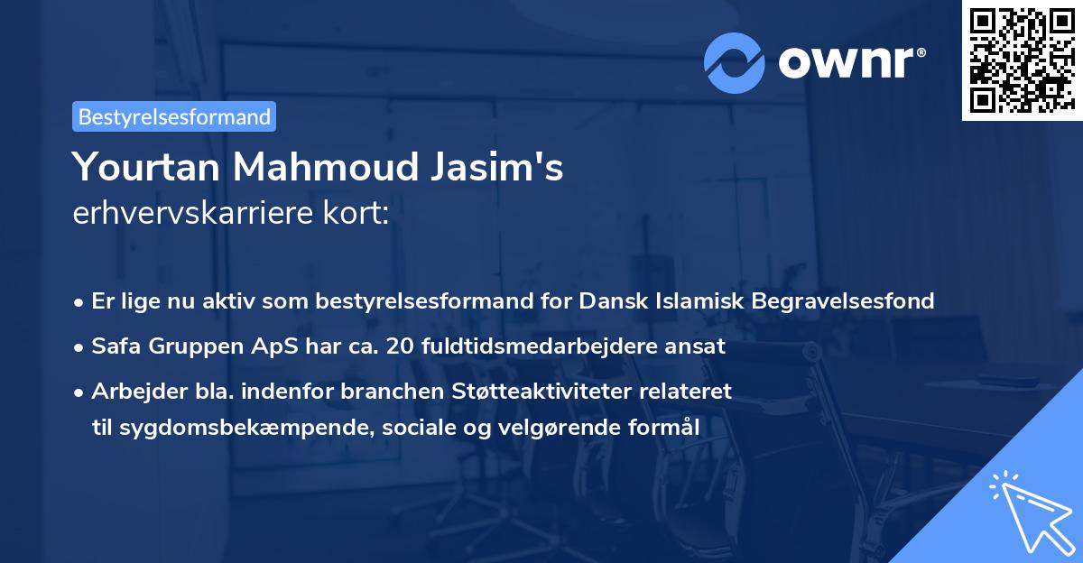 Yourtan Mahmoud Jasim's erhvervskarriere kort