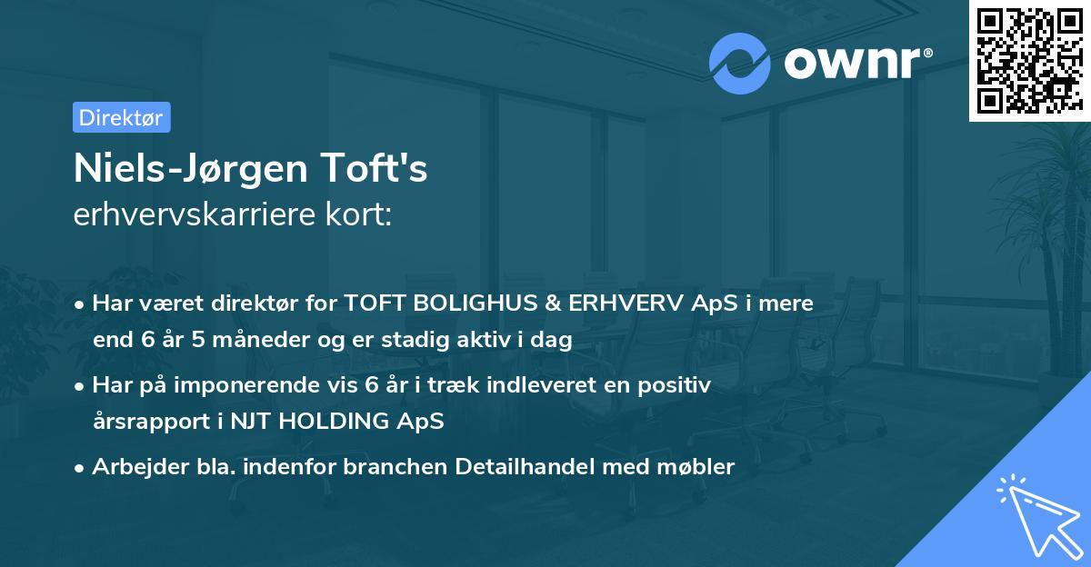 Niels-Jørgen Toft's erhvervskarriere kort