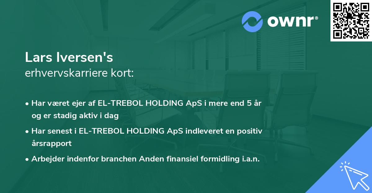 Lars Iversen's erhvervskarriere kort