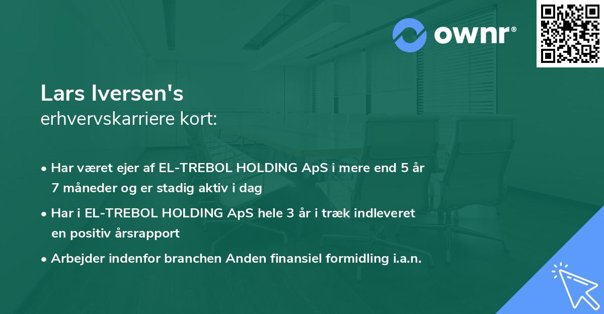 Lars Iversen's erhvervskarriere kort