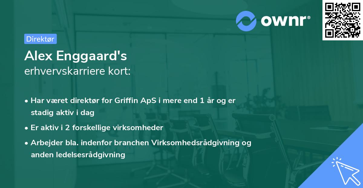 Alex Enggaard's erhvervskarriere kort