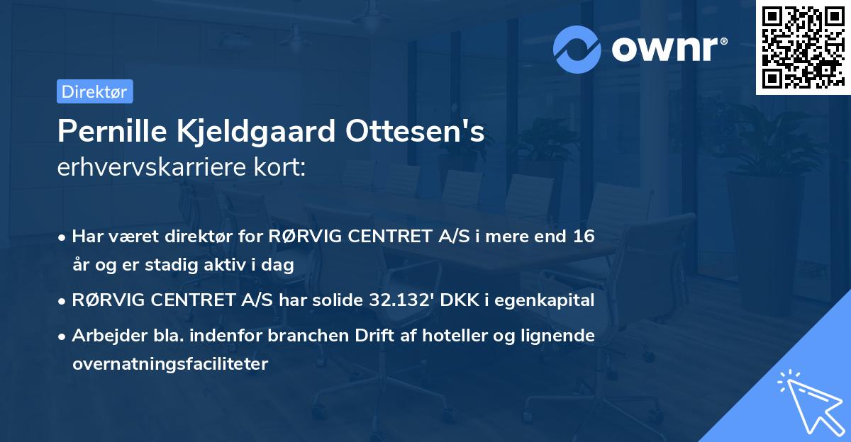 Pernille Kjeldgaard Ottesen's erhvervskarriere kort