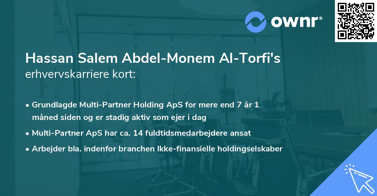 Hassan Salem Abdel-Monem Al-Torfi's erhvervskarriere kort