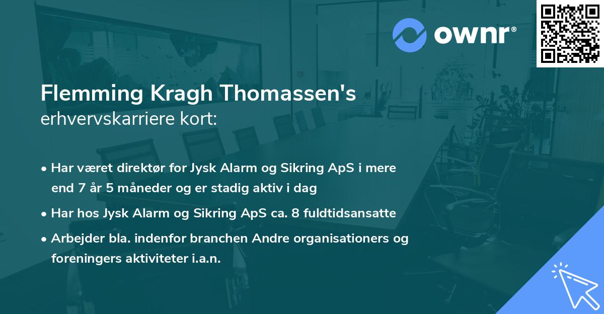 Flemming Kragh Thomassen's erhvervskarriere kort