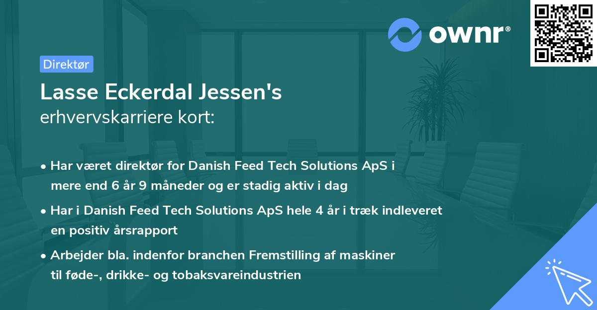 Lasse Eckerdal Jessen's erhvervskarriere kort