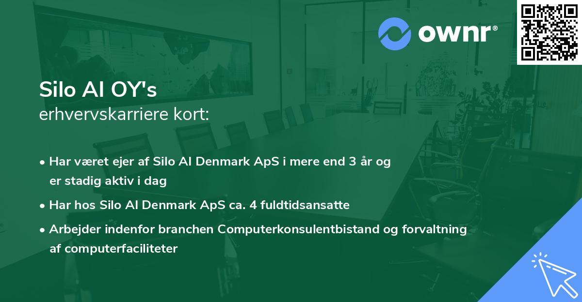 Silo AI OY's erhvervskarriere kort