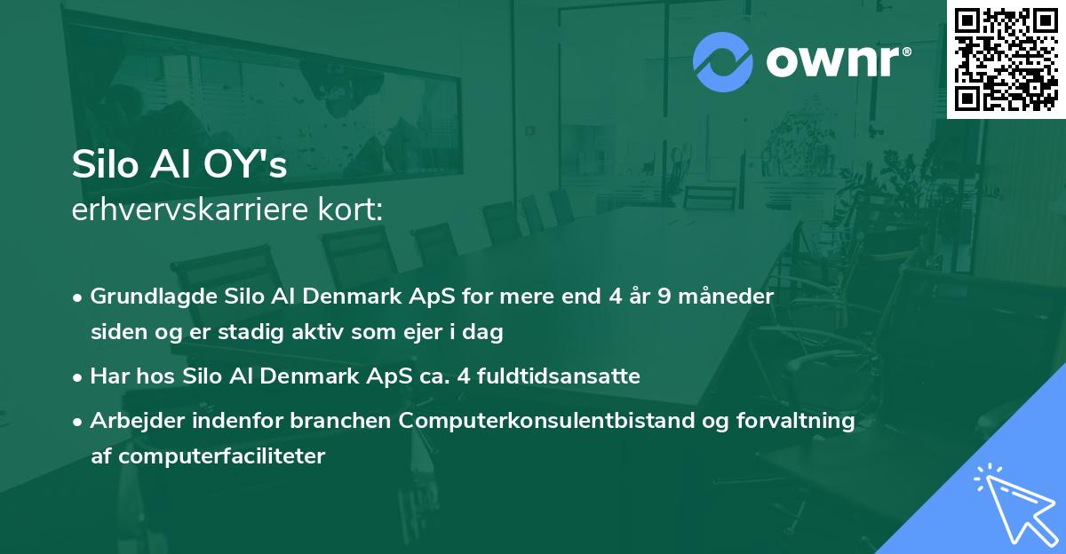 Silo AI OY's erhvervskarriere kort