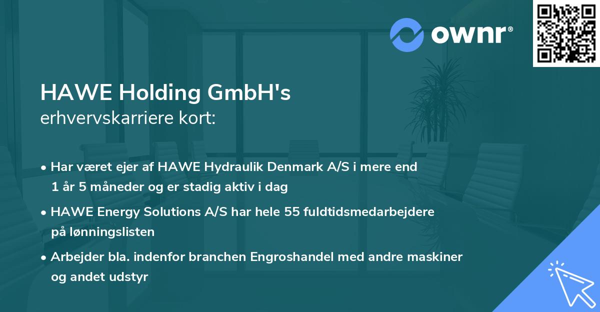 HAWE Holding GmbH's erhvervskarriere kort