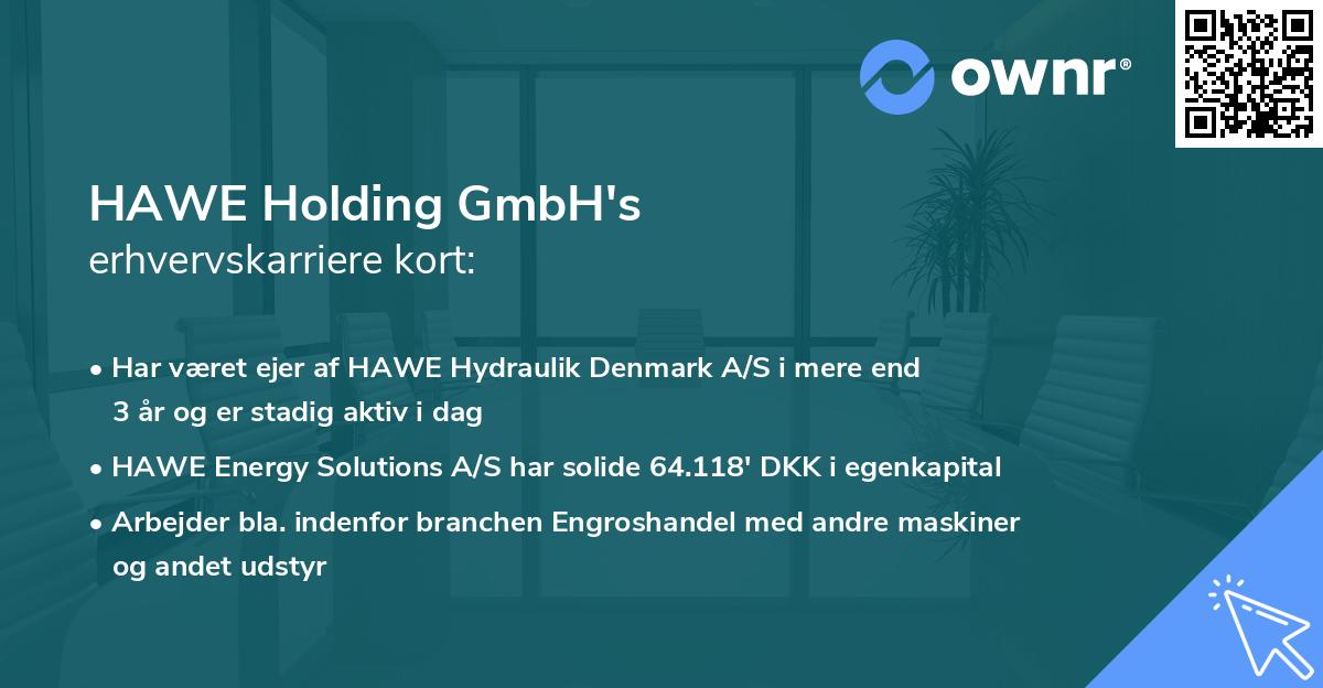 HAWE Holding GmbH's erhvervskarriere kort