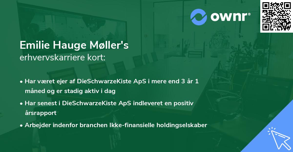 Emilie Hauge Møller's erhvervskarriere kort