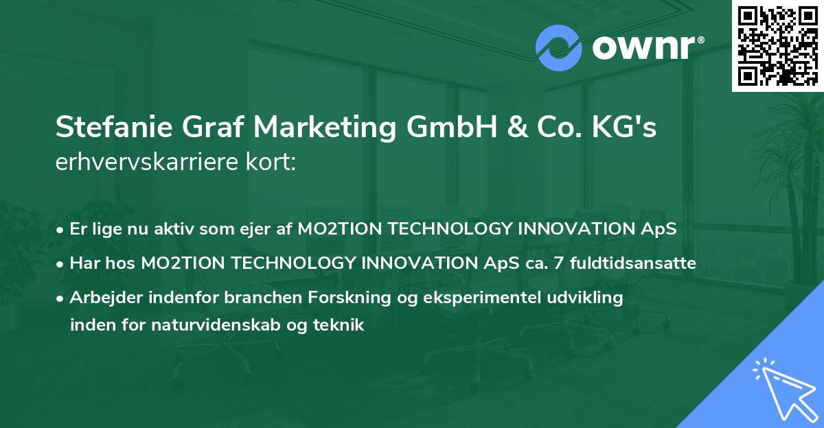 Stefanie Graf Marketing GmbH & Co. KG's erhvervskarriere kort