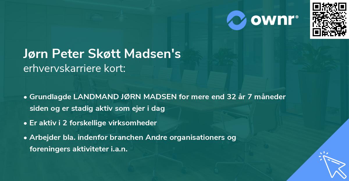 Jørn Peter Skøtt Madsen's erhvervskarriere kort