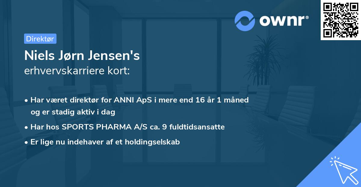Niels Jørn Jensen's erhvervskarriere kort