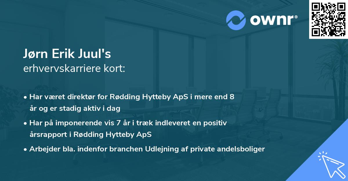 Jørn Erik Juul's erhvervskarriere kort