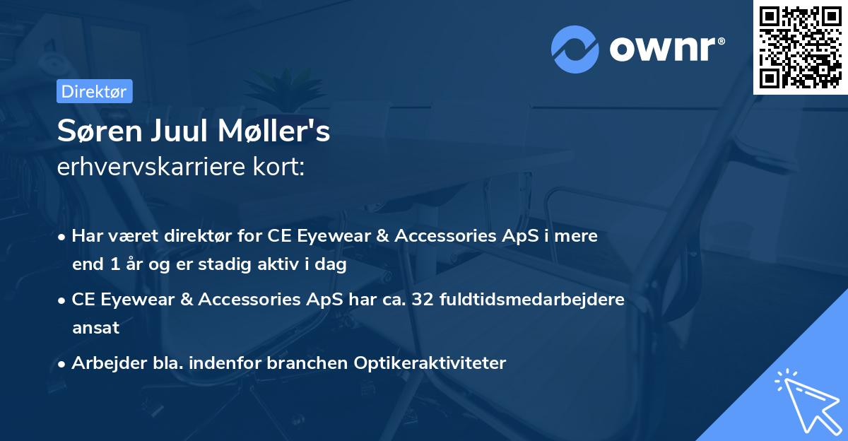 Søren Juul Møller's erhvervskarriere kort