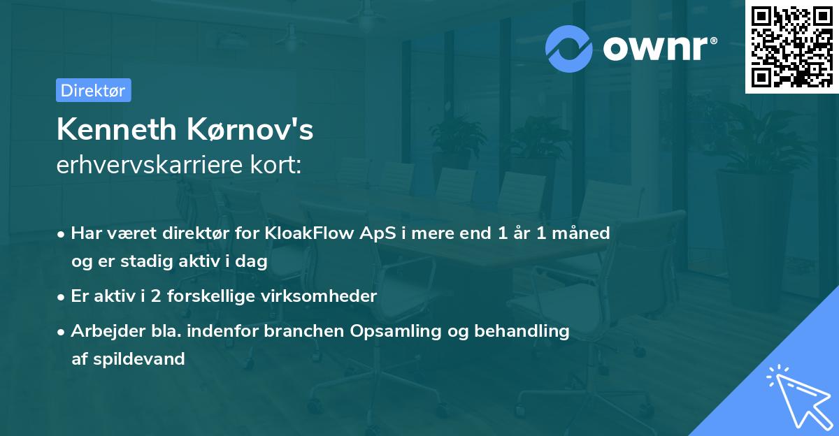 Kenneth Kørnov's erhvervskarriere kort