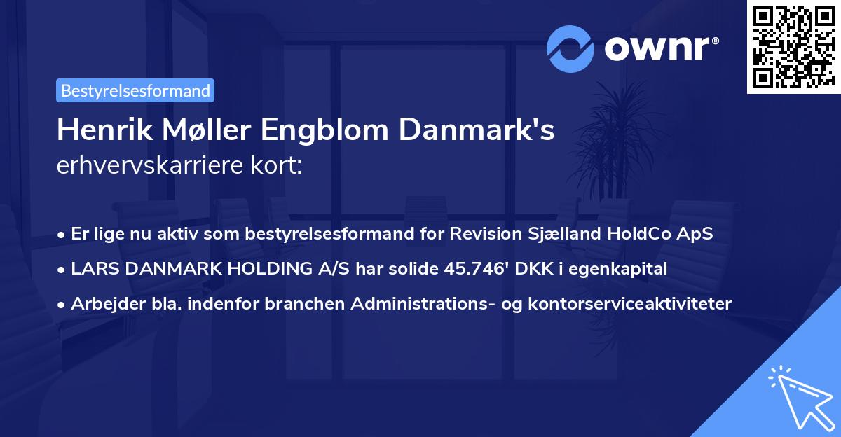 Henrik Møller Engblom Danmark's erhvervskarriere kort