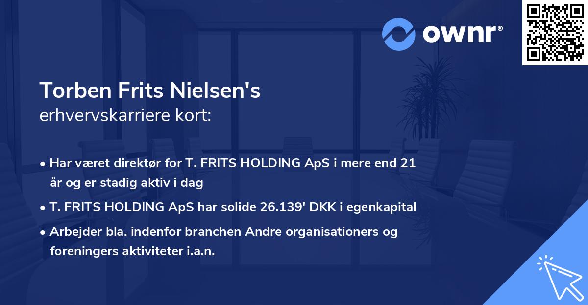 Torben Frits Nielsen's erhvervskarriere kort