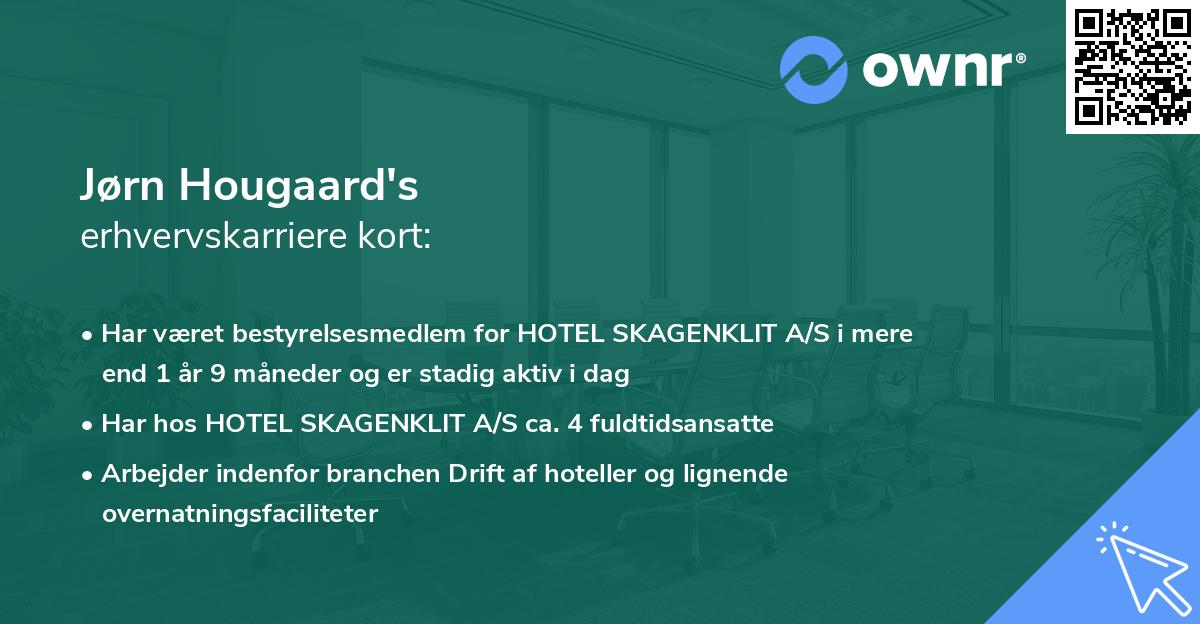 Jørn Hougaard's erhvervskarriere kort