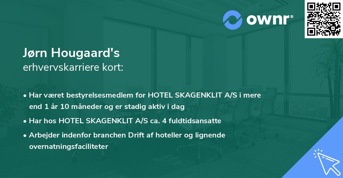 Jørn Hougaard's erhvervskarriere kort