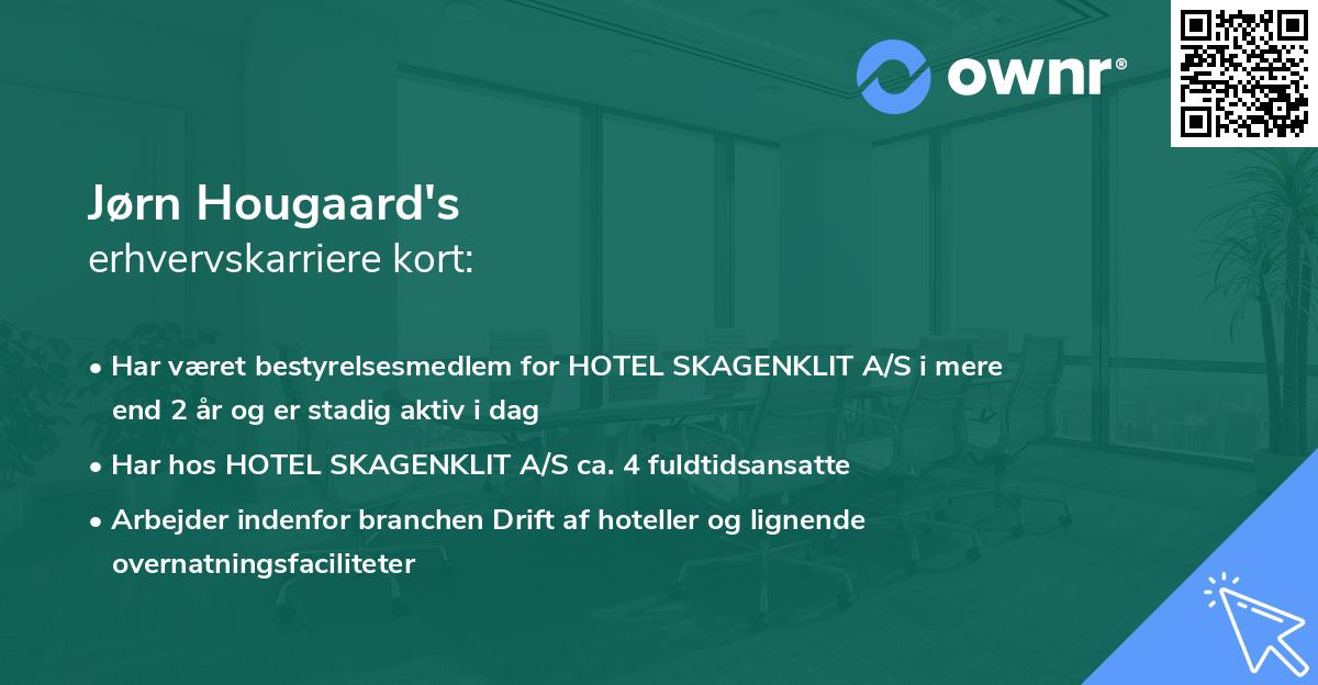 Jørn Hougaard's erhvervskarriere kort