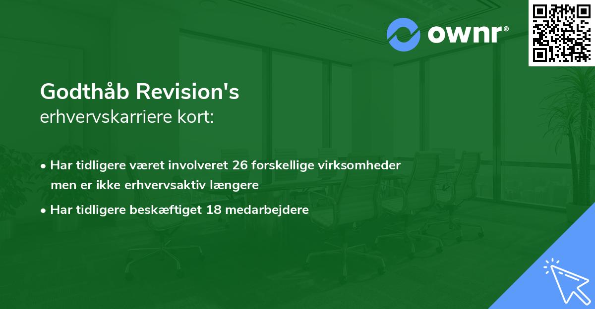 Godthåb Revision's erhvervskarriere kort
