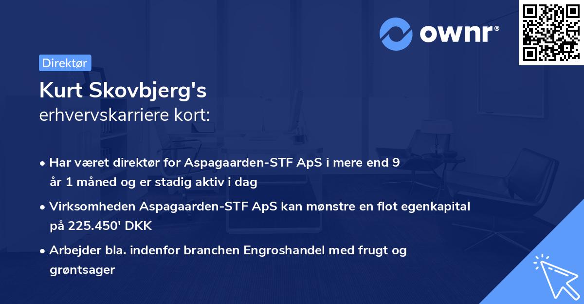 Kurt Skovbjerg's erhvervskarriere kort