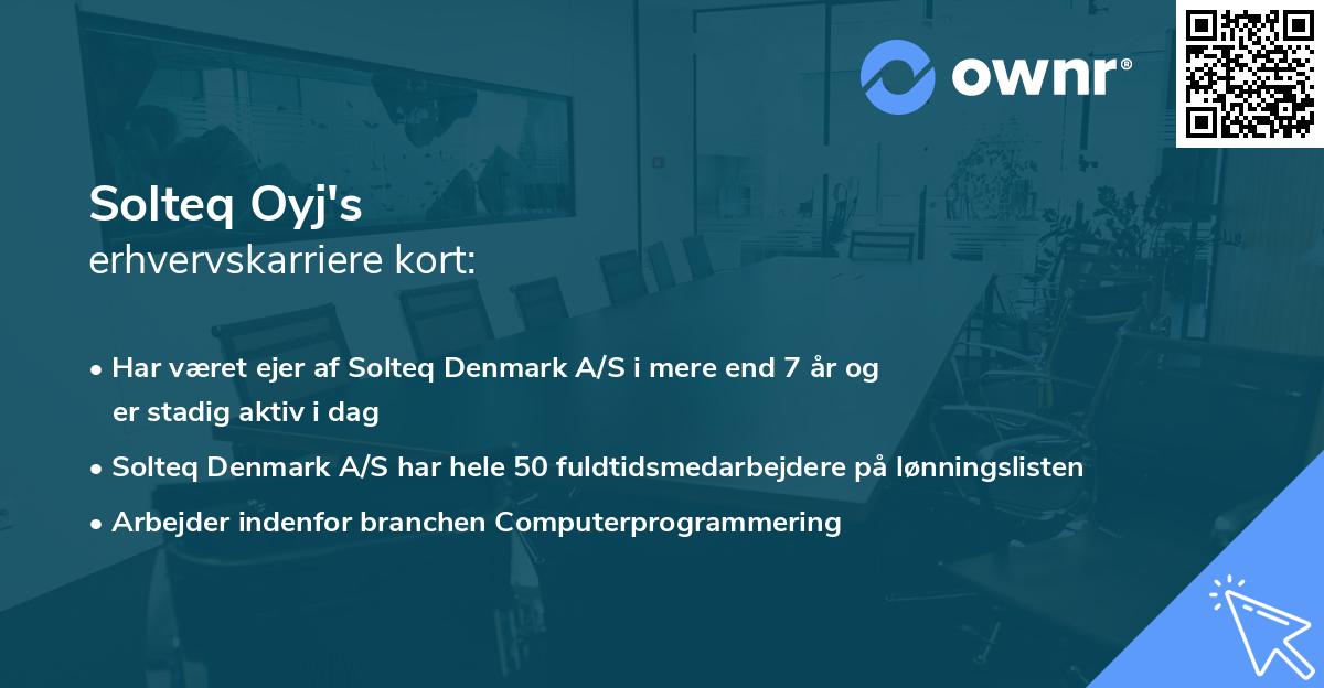 Solteq Oyj's erhvervskarriere kort