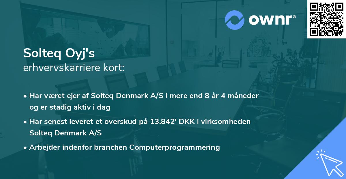 Solteq Oyj's erhvervskarriere kort