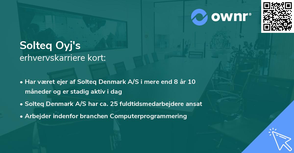 Solteq Oyj's erhvervskarriere kort