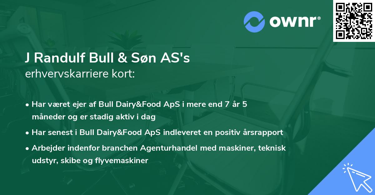 J Randulf Bull & Søn AS's erhvervskarriere kort