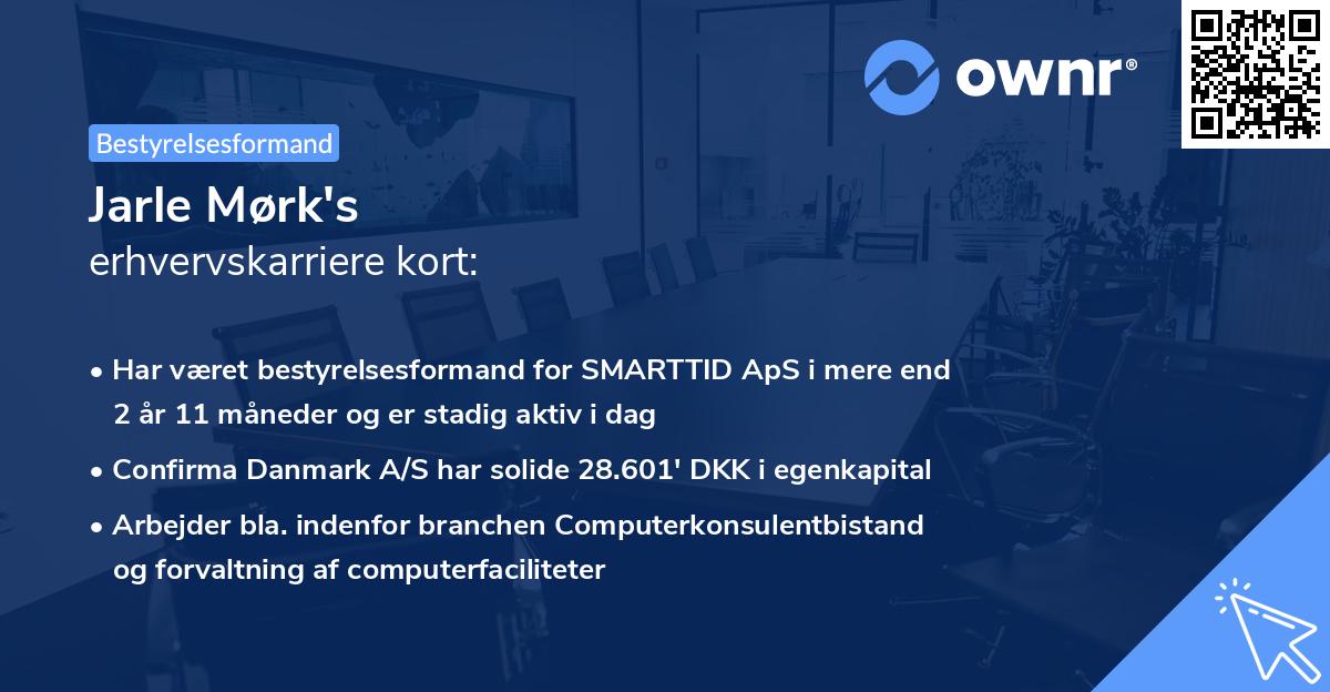Jarle Mørk's erhvervskarriere kort