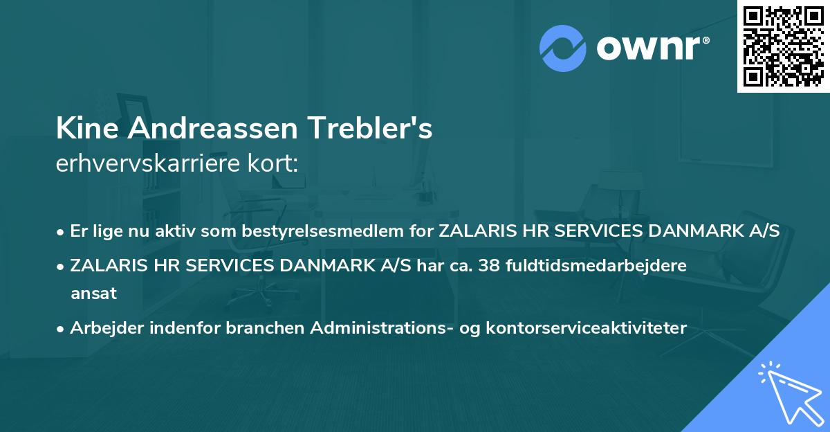 Kine Andreassen Trebler's erhvervskarriere kort