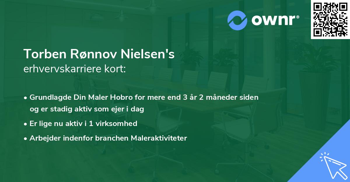 Torben Rønnov Nielsen's erhvervskarriere kort