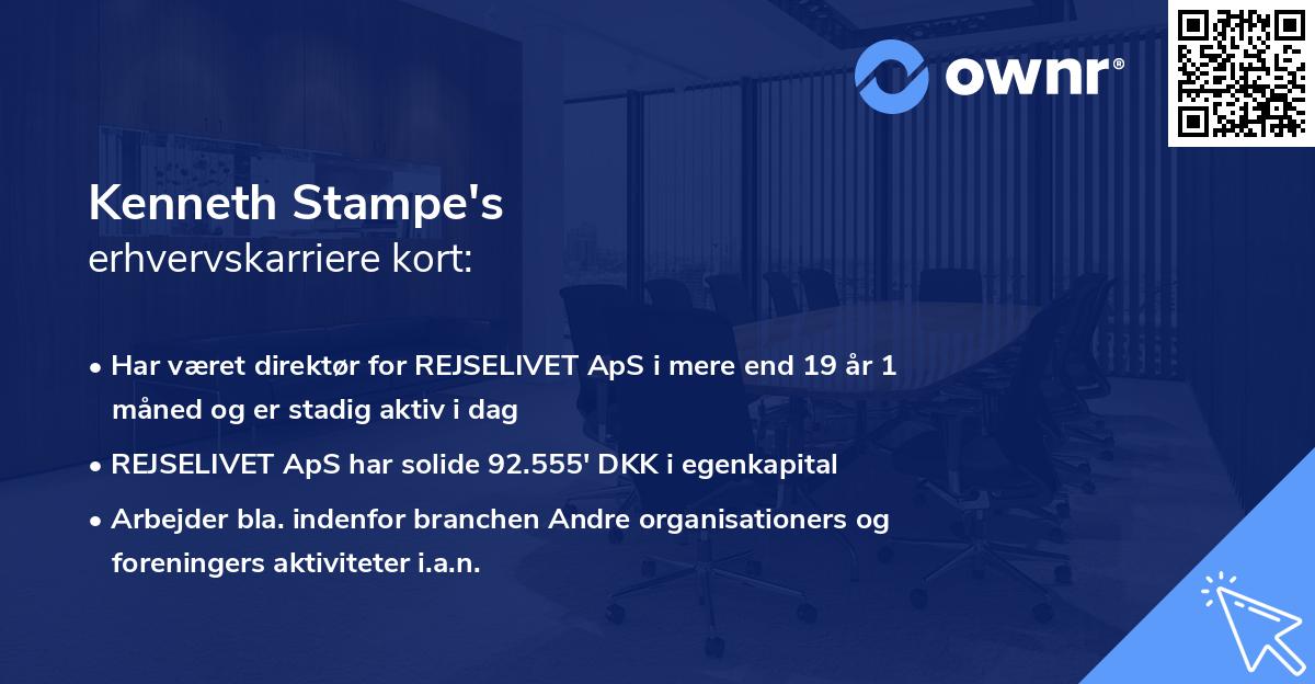 Kenneth Stampe's erhvervskarriere kort