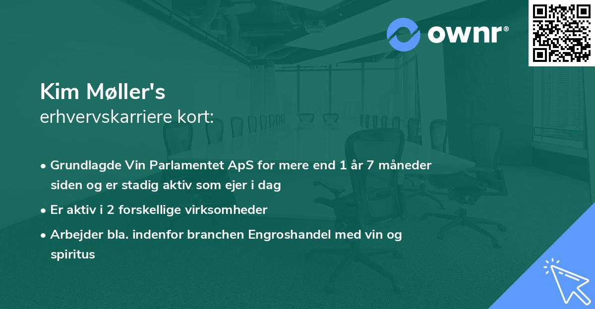 Kim Møller's erhvervskarriere kort