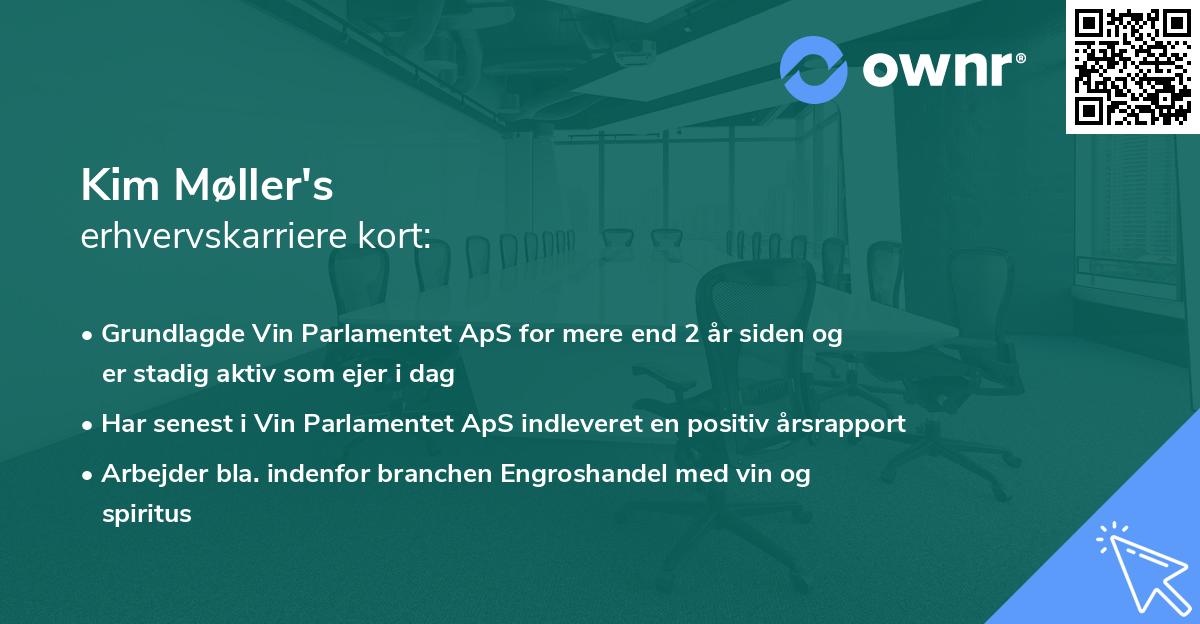 Kim Møller's erhvervskarriere kort