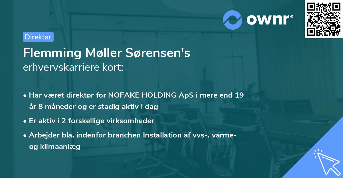 Flemming Møller Sørensen's erhvervskarriere kort