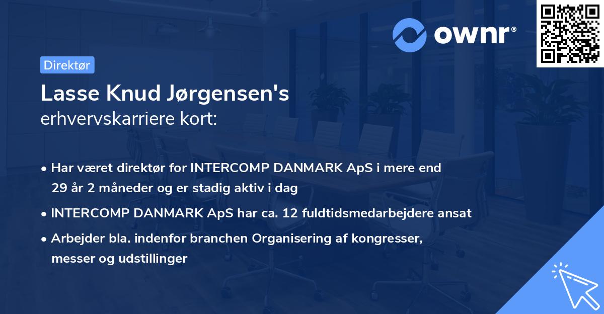 Lasse Knud Jørgensen's erhvervskarriere kort
