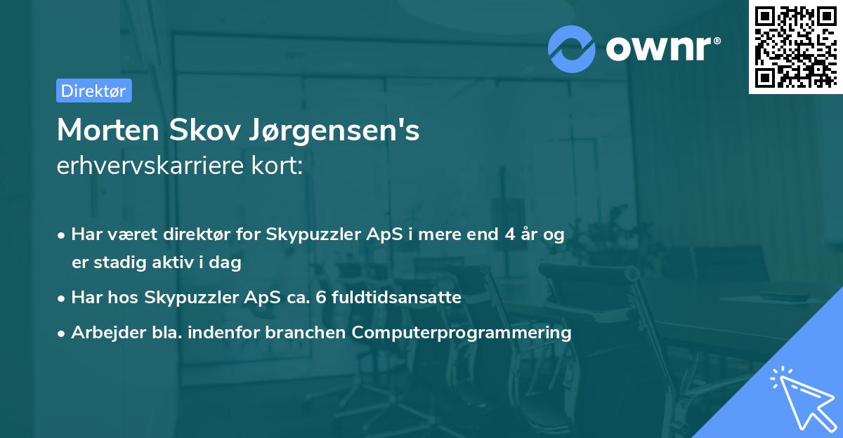 Morten Skov Jørgensen's erhvervskarriere kort