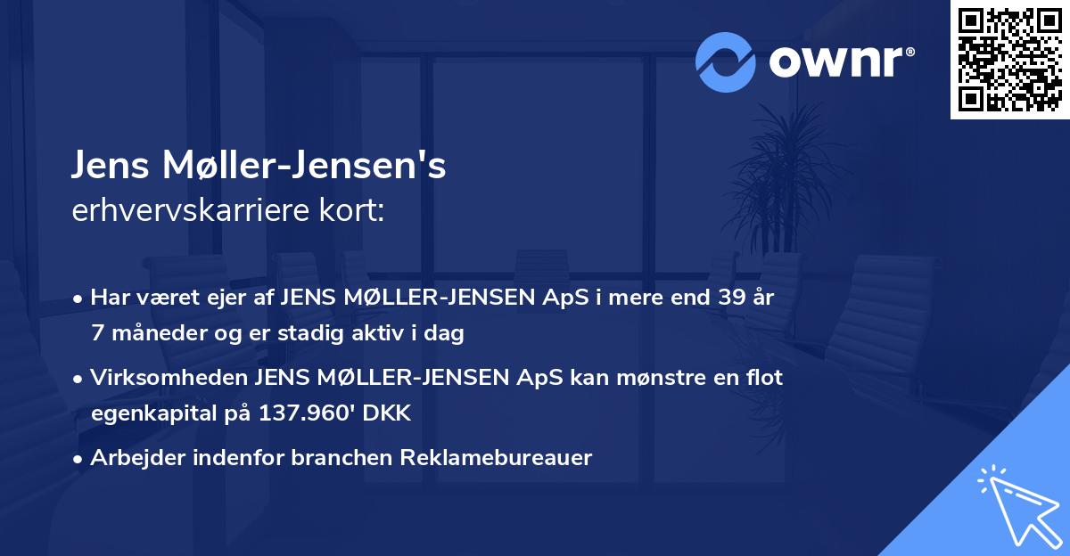 Jens Møller-Jensen's erhvervskarriere kort