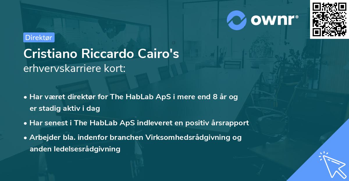 Cristiano Riccardo Cairo's erhvervskarriere kort