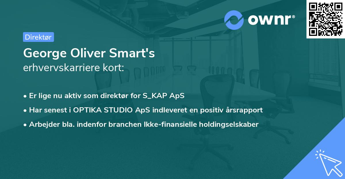 George Oliver Smart's erhvervskarriere kort