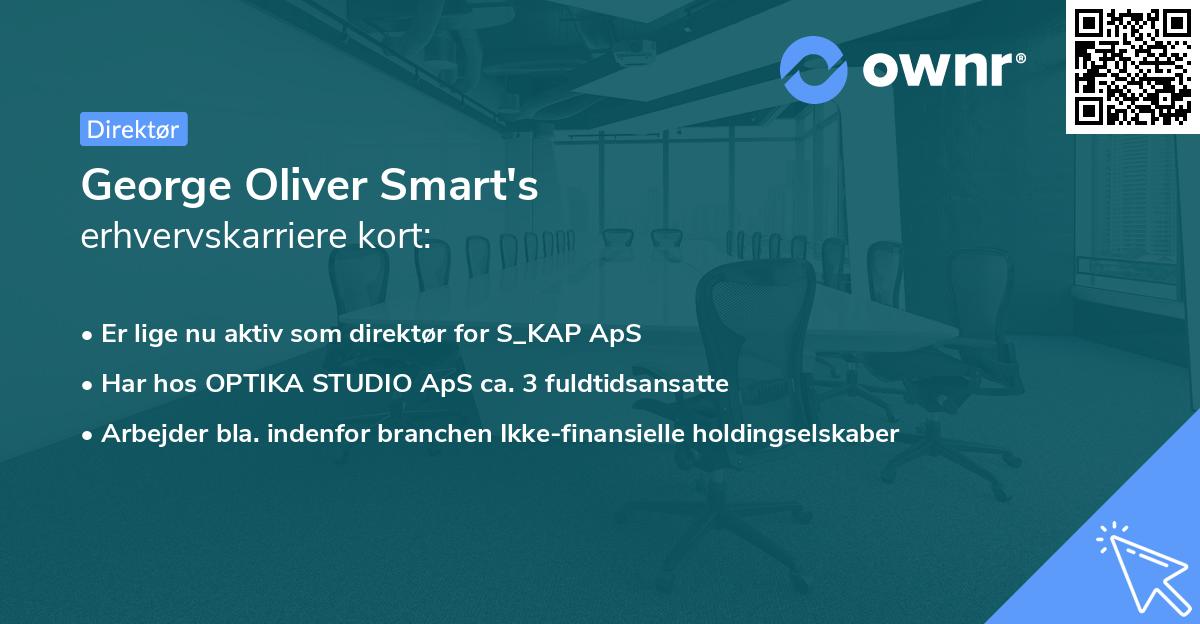George Oliver Smart's erhvervskarriere kort