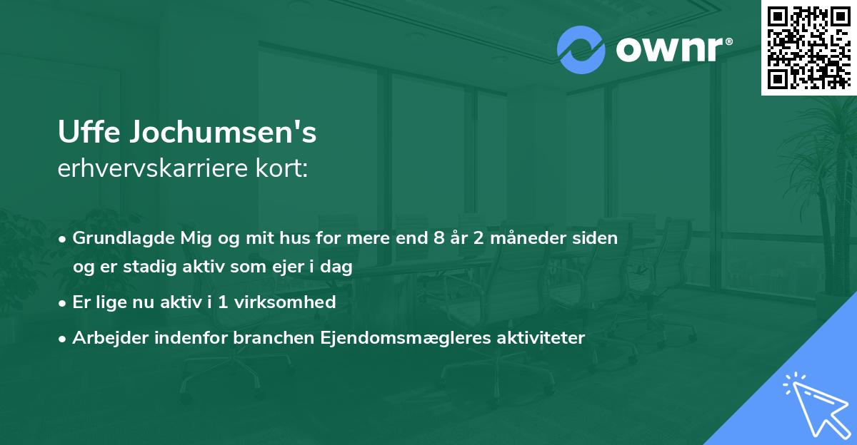 Uffe Jochumsen's erhvervskarriere kort