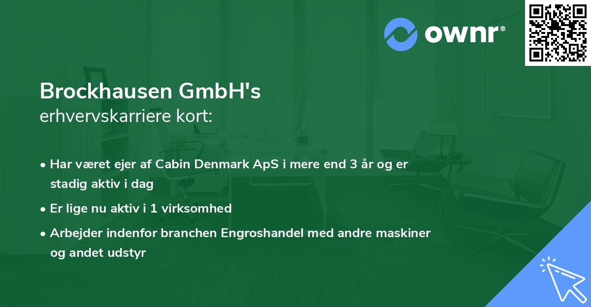 Brockhausen GmbH's erhvervskarriere kort